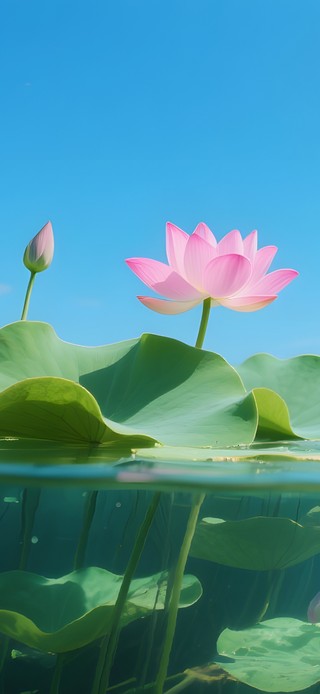 夏日荷花