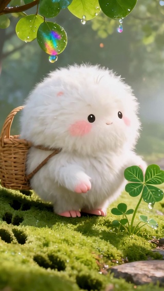 治愈森林萌宠毛茸茸的三叶草奇遇