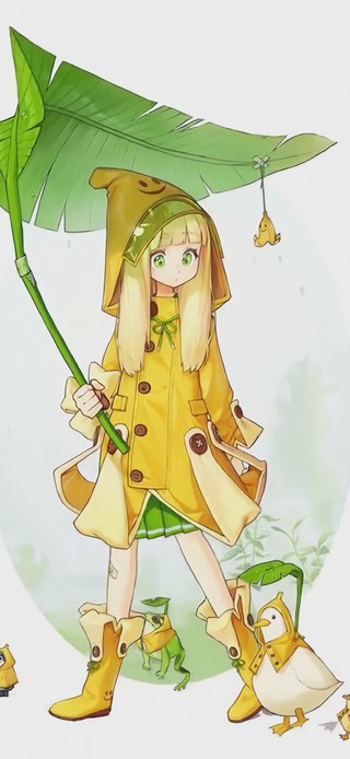 4K超可爱鸭子少女