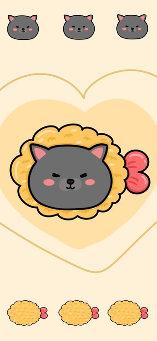 炸虾猫咪