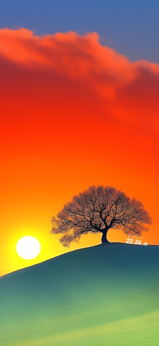 梦幻夕阳