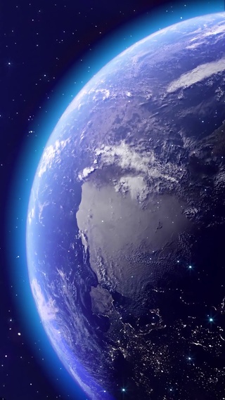 地球慢转壁纸 地球慢转手机壁纸 地球慢转手机动态壁纸 元气壁纸