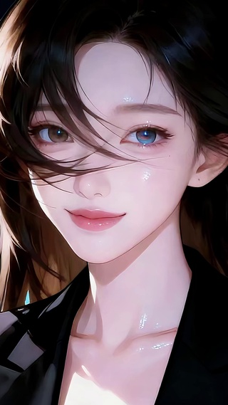 街角异瞳少女