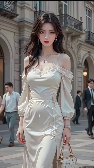 街边美女