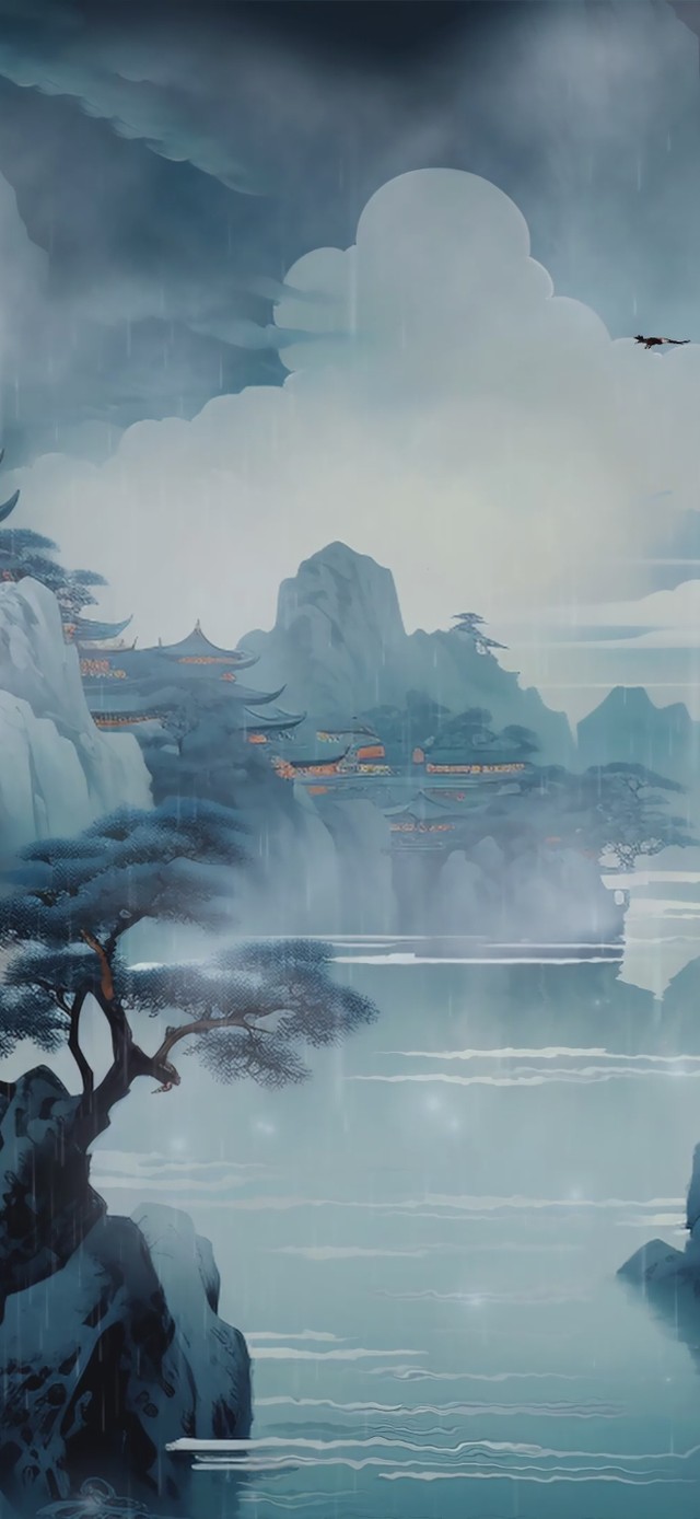 古风山水AI壁纸