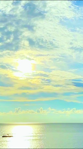 4K夕阳风起云涌
