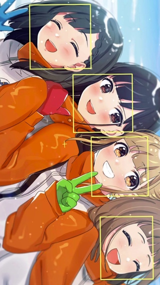 拍照的女孩们