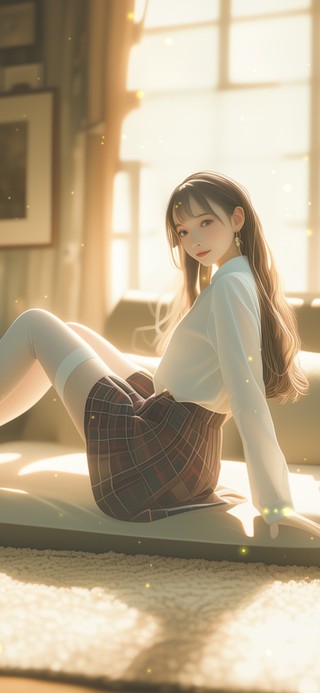 娉婷袅娜，杨柳见之自低垂