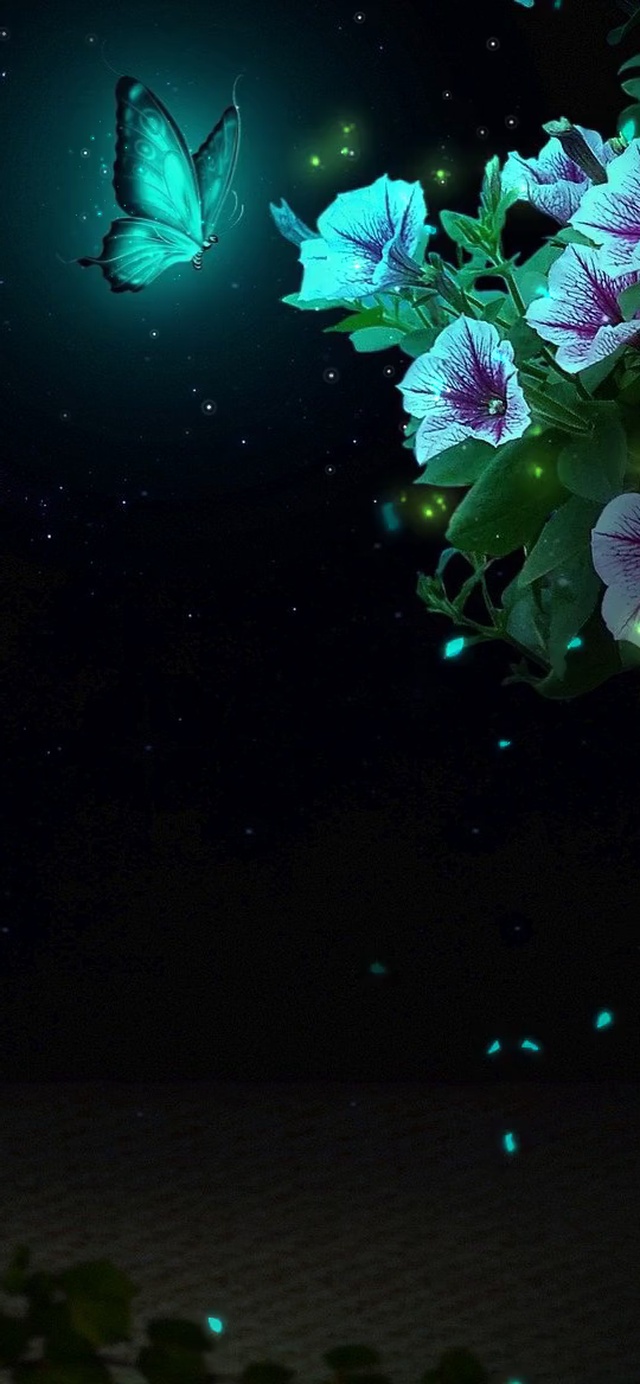 花开蝶舞 风景手机动态壁纸 风景手机壁纸下载 元气壁纸