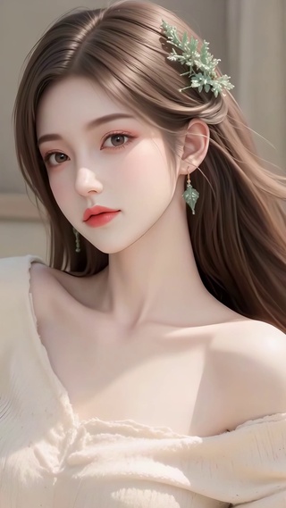 小清新治愈纯欲居家女孩
