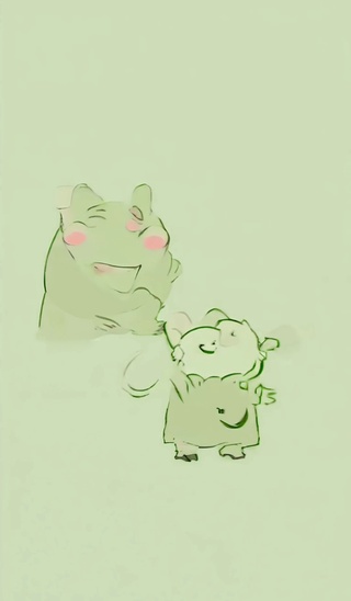 两只青蛙