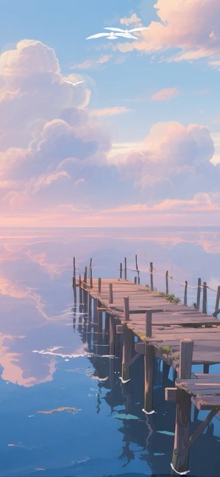 海边木栈道