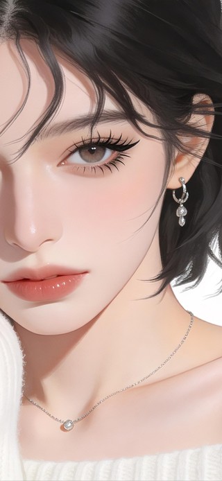毛衣少女