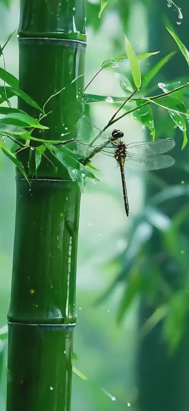 护眼竹林蜻蜓