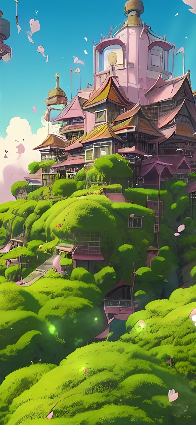 绿色森林城堡