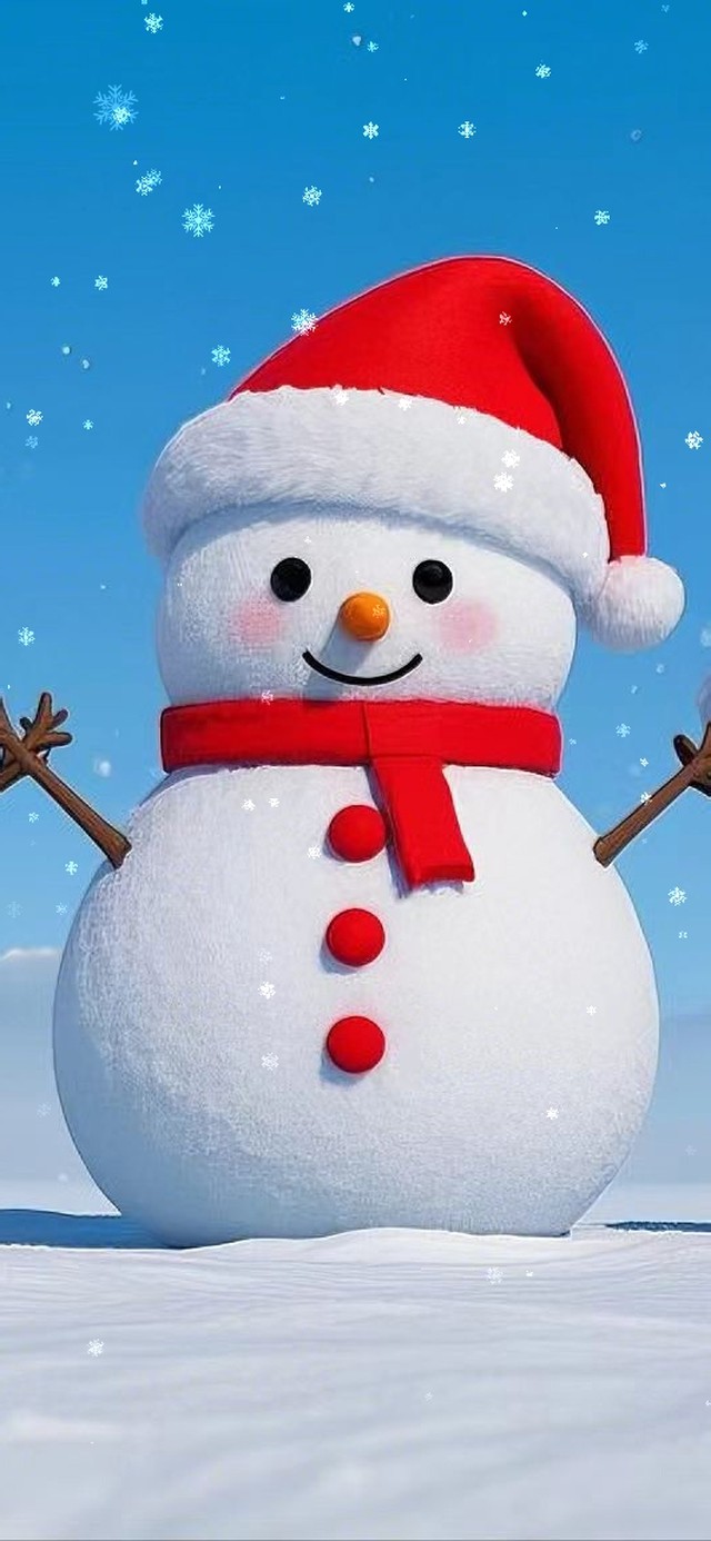 可爱圣诞雪人