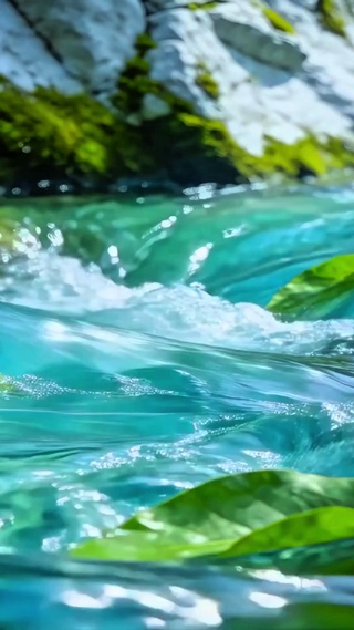 治愈山间溪流4K