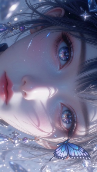 灵眸眼睛里有星星 