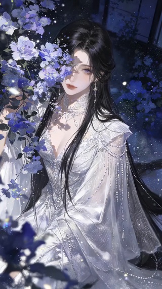 治愈紫花女神