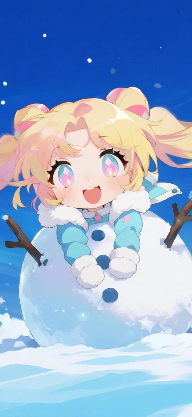 变成雪球啦—月野兔