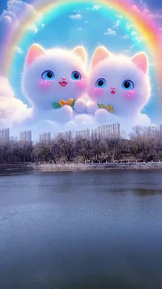 猫咪晚霞