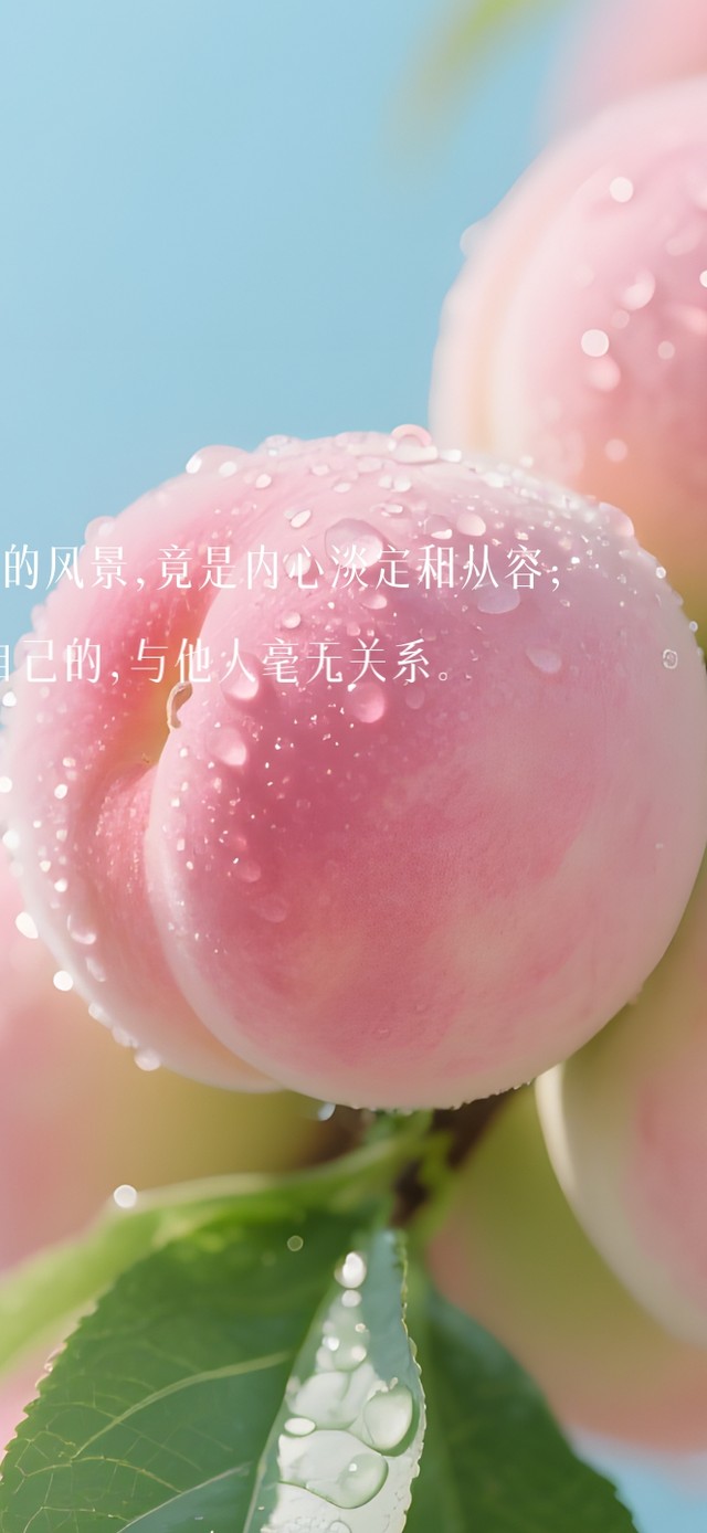 小清新水蜜桃