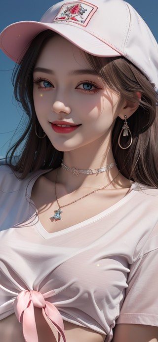 4K户外阳光汽车美女