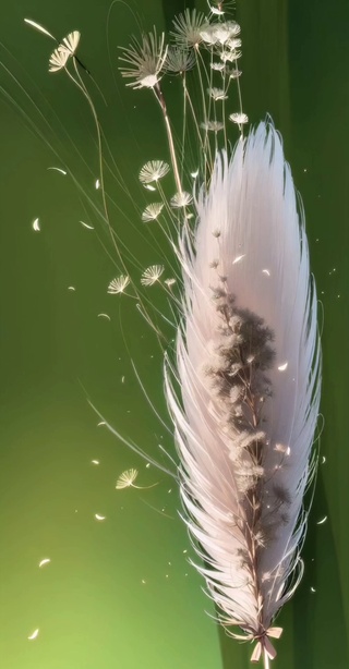 风吹蒲公英
