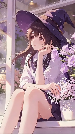 午后花房的巫师少女