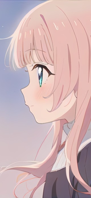 唯美粉发少女