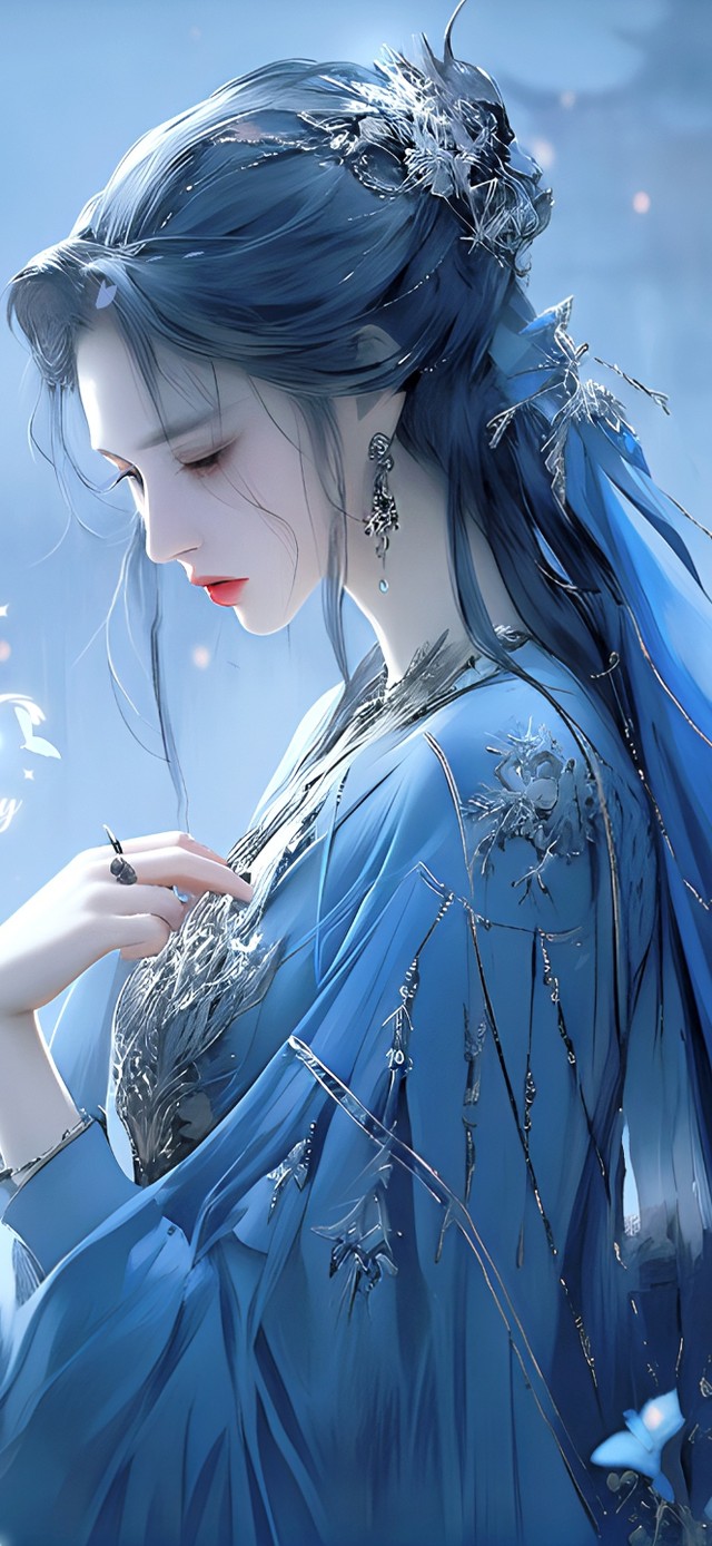 梦幻夜幽兰美人