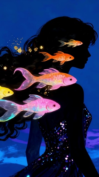 彩鳞空境人鱼少女