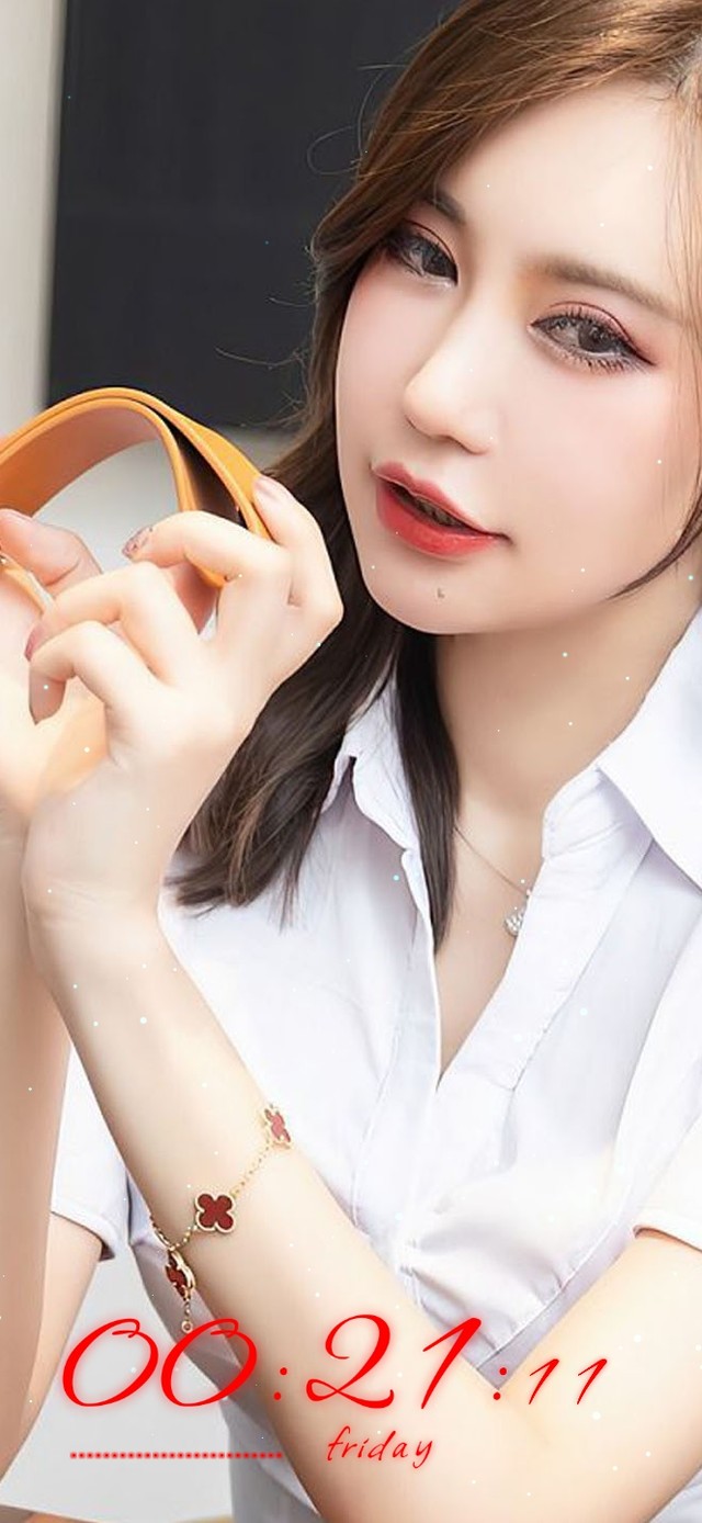 4K白衬衫美女