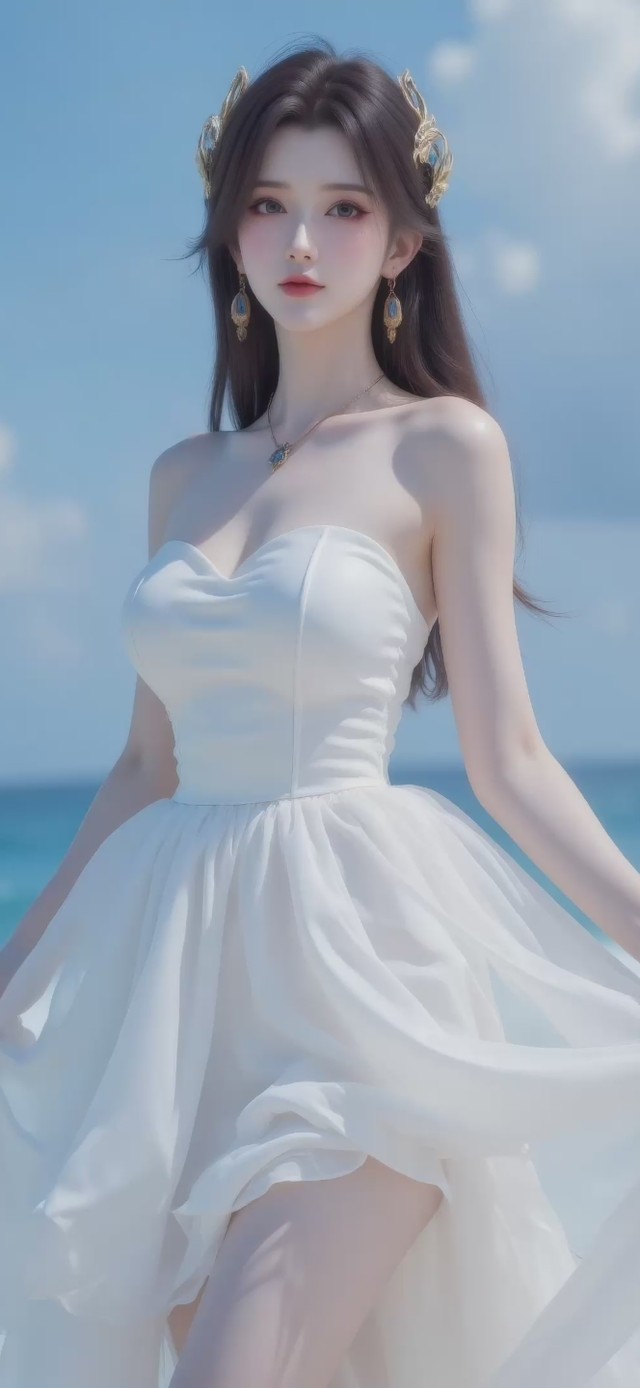 简约护眼美女壁纸