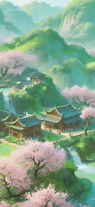 山中桃花源