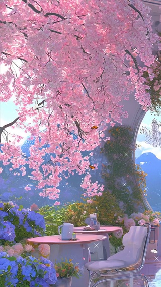 舱外护眼绿景树木