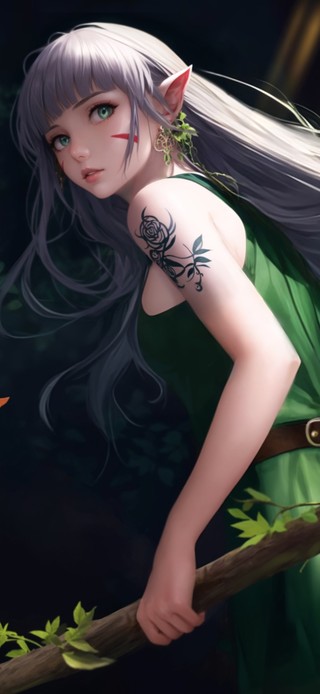 可爱森林女孩