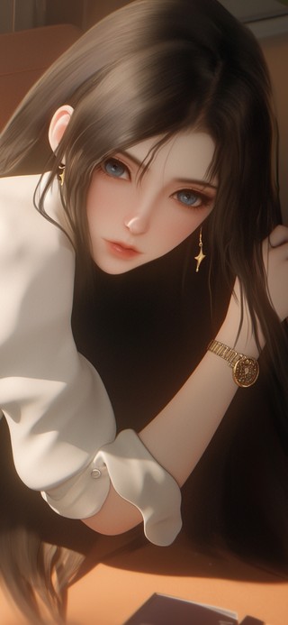 脸庞生香,眼波流转