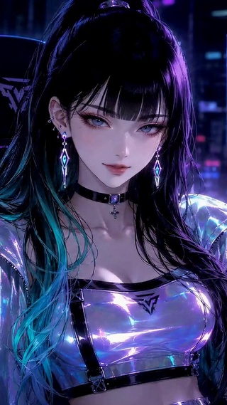 赛博朋克电竞美少女主播
