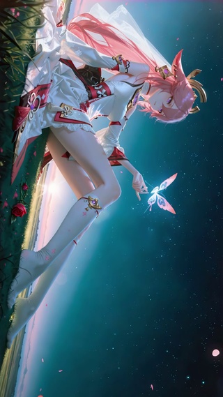 蝶语星空神子少女