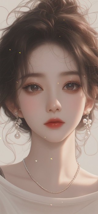 丸子头女孩
