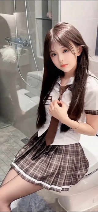 可爱小美女治愈