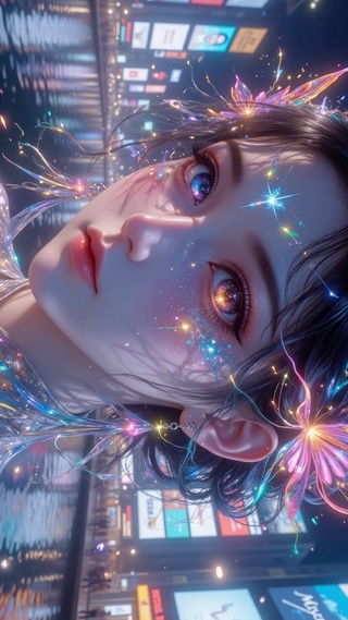 唯美异瞳美女
