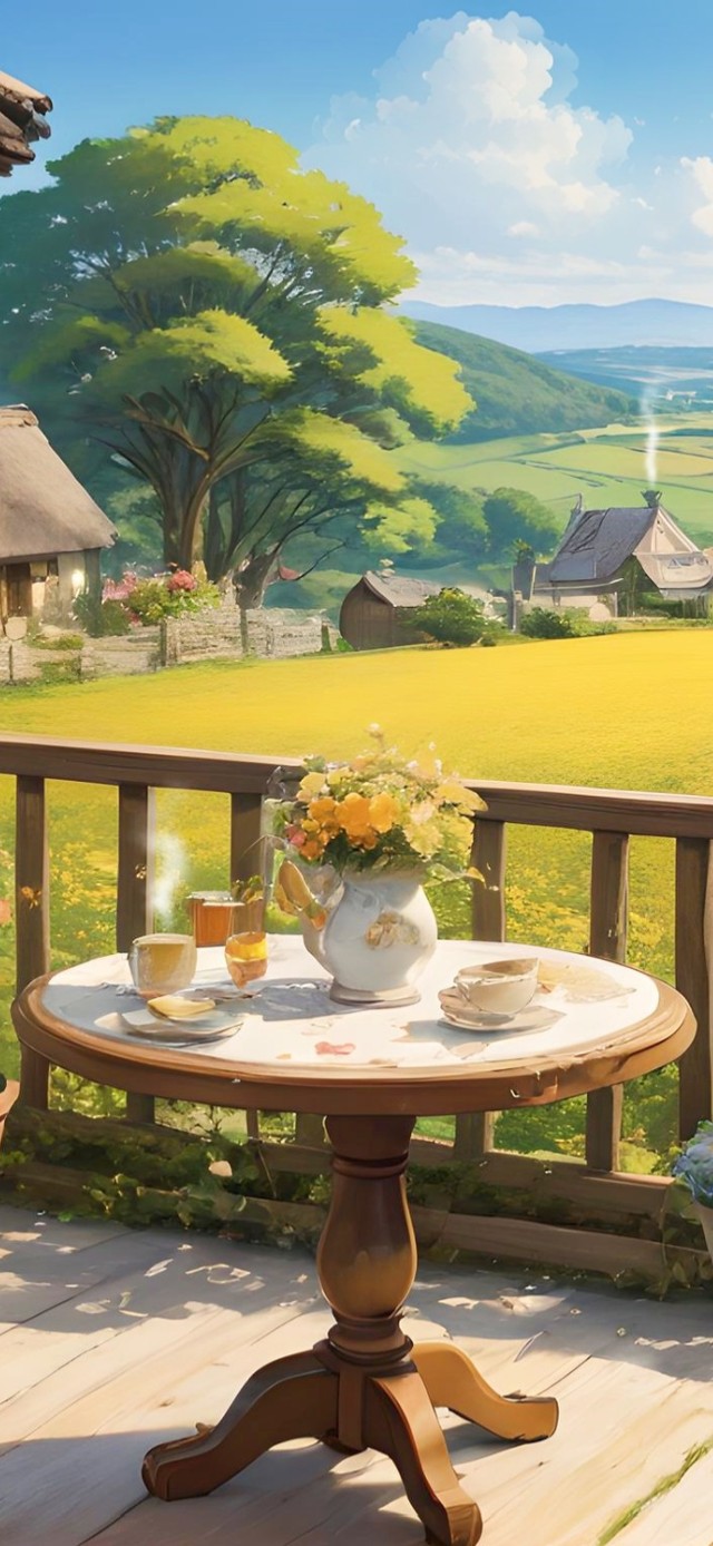 乡下小屋温馨下午茶