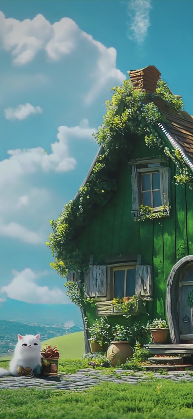 童话小屋AI插画