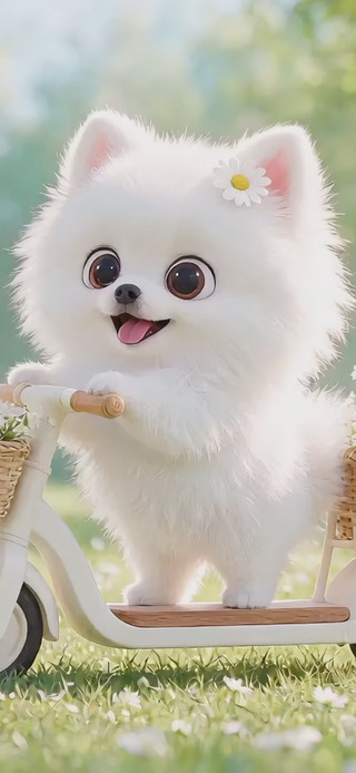 可爱小博美