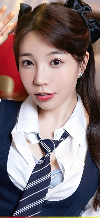 4K制服性感美女