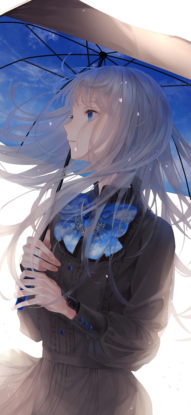 风吹动少女的心弦