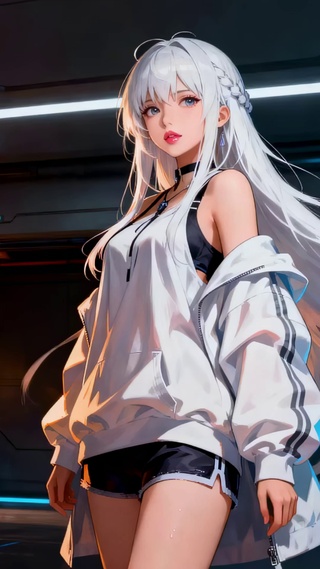 银发科技少女