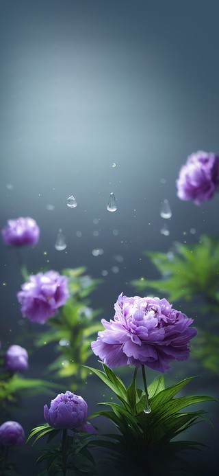 紫色花蕊